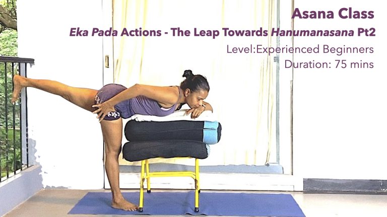 Eka Pada Actions: Preparing for Hanumanasana, level: Experienced ...